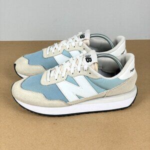 New Balance 237 Casual Shoes Womens 9 Sea Salt Ocean Haze Low Top Lace Up